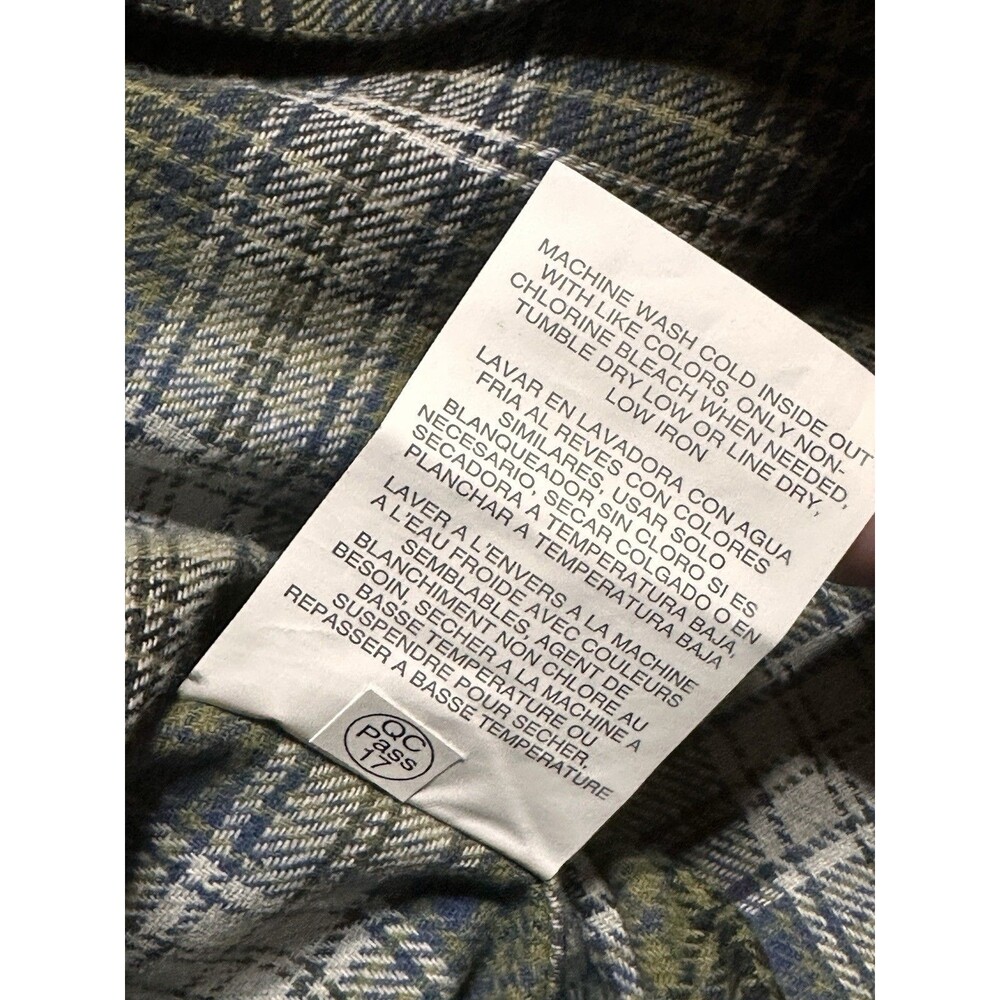 Wrangler Mens Plaid Flannel Shirt Size 3XL Pearl Snap Buttons Pocket New NWT - Picture 10 of 12